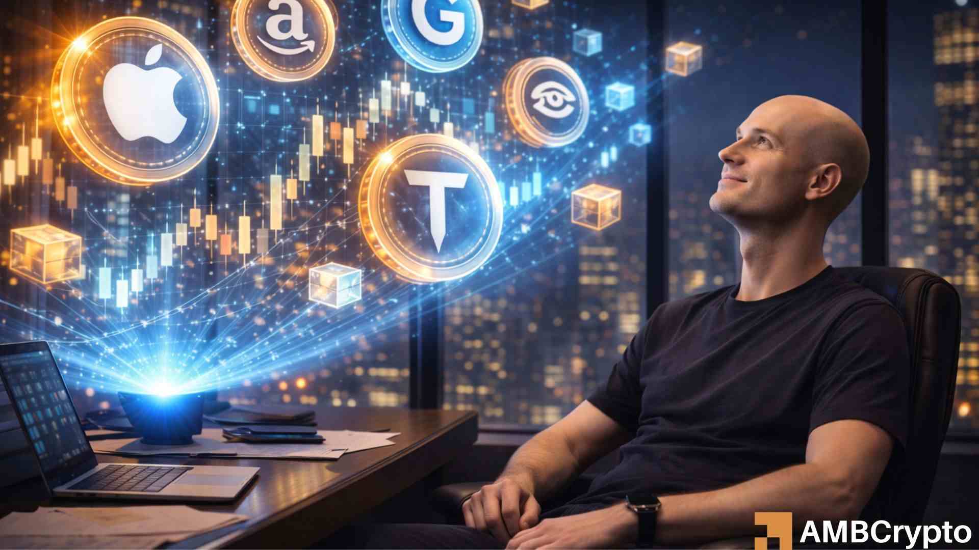 Coinbase CEO calls tokenized stocks ‘inevitable’ amid CLARITY Act uncertainty