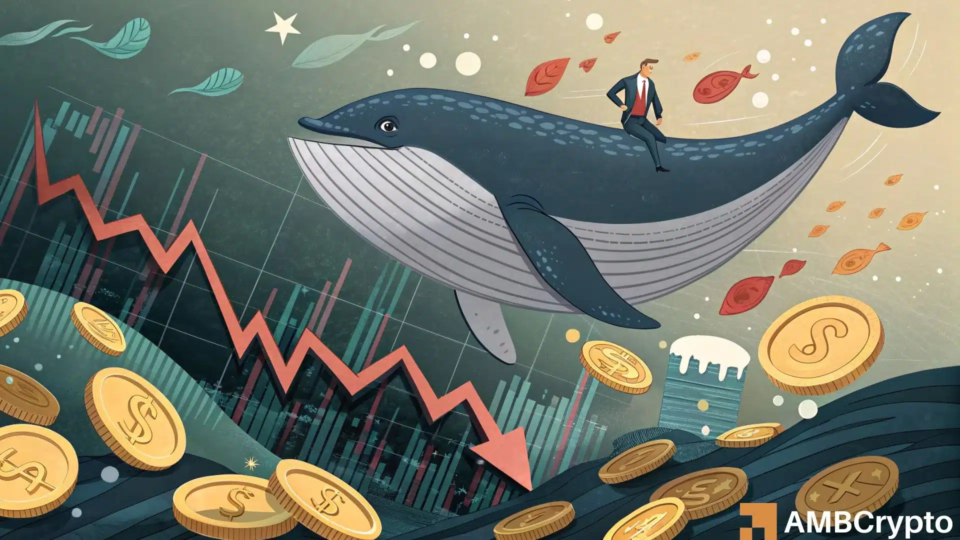 TRUMP memecoin slips near $5.4 as whales exit at 50% loss – What now?