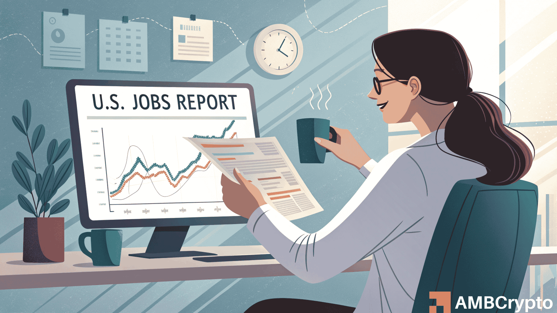 Crypto market holds $2T after U.S. jobs unexpectedly fall by 92K