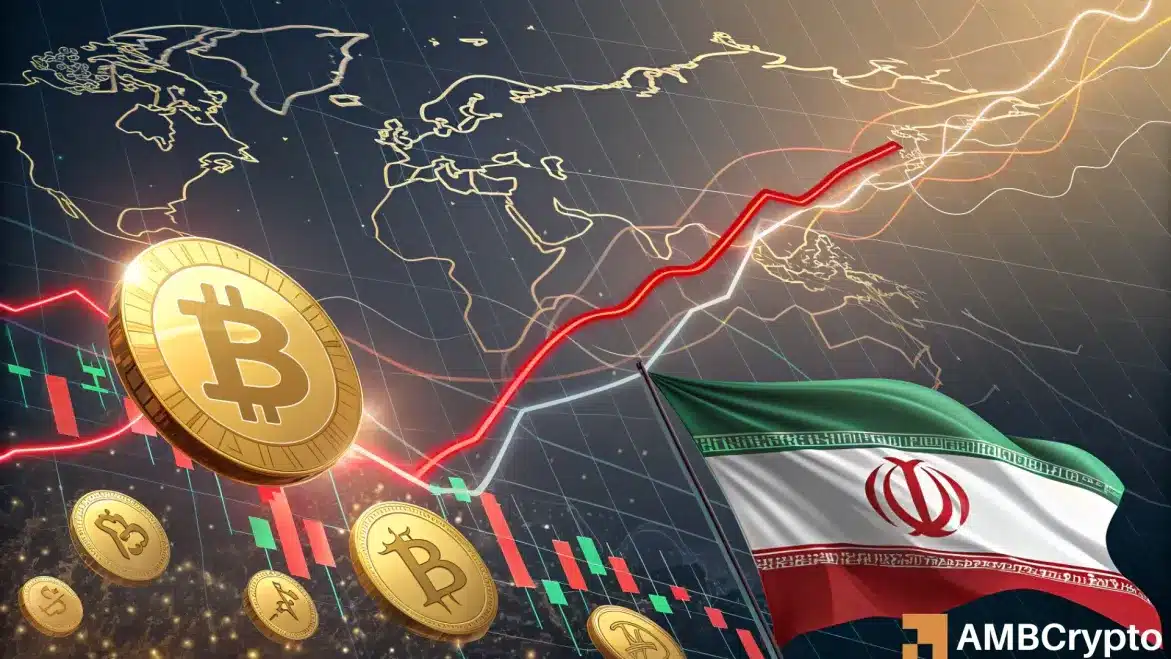 Iran’s crypto market spikes 700% after strikes – Is this capital flight or…