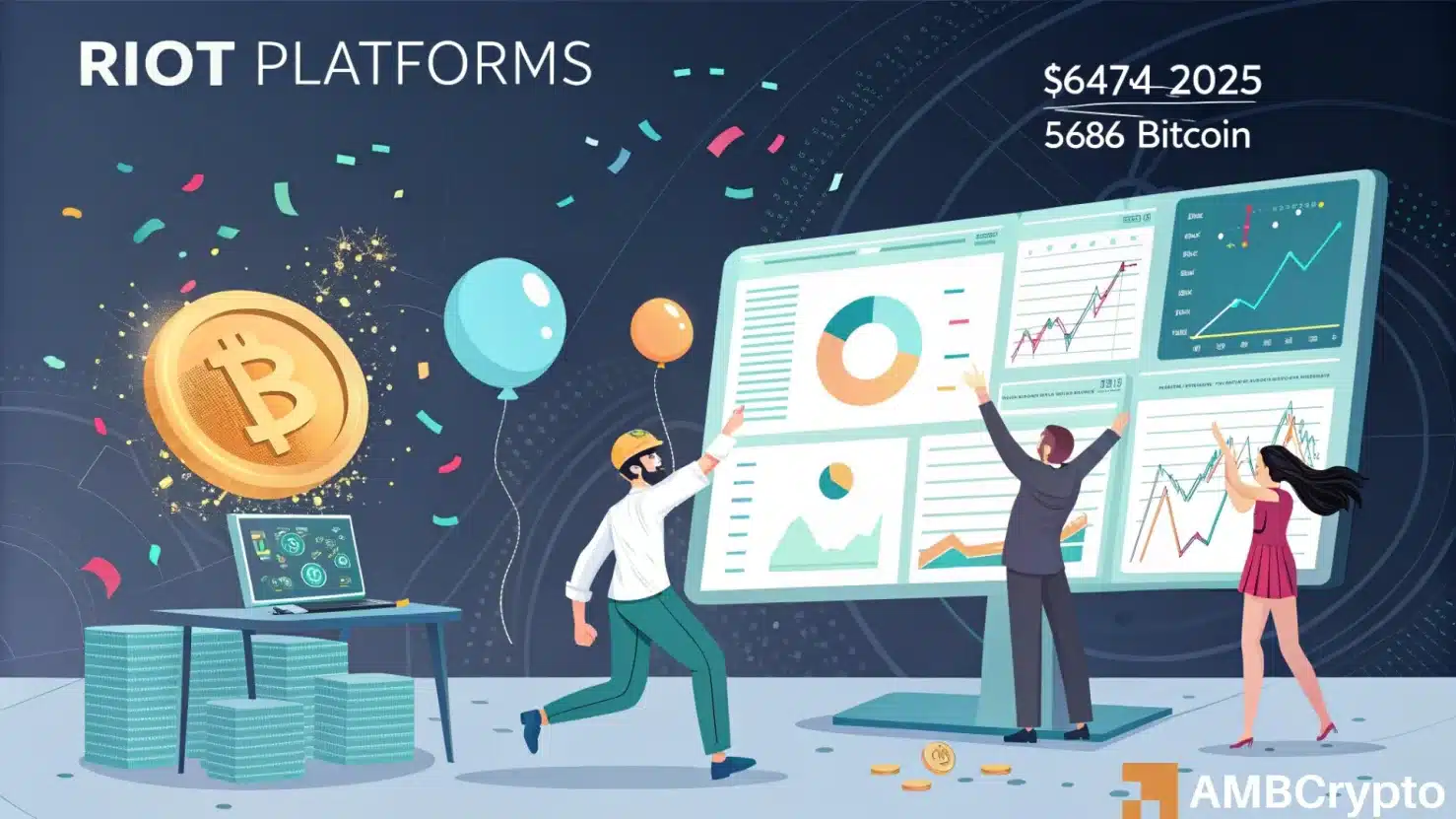 Riot mines 5,686 BTC and earns $647mln in 2025 – Yet its stock barely moved