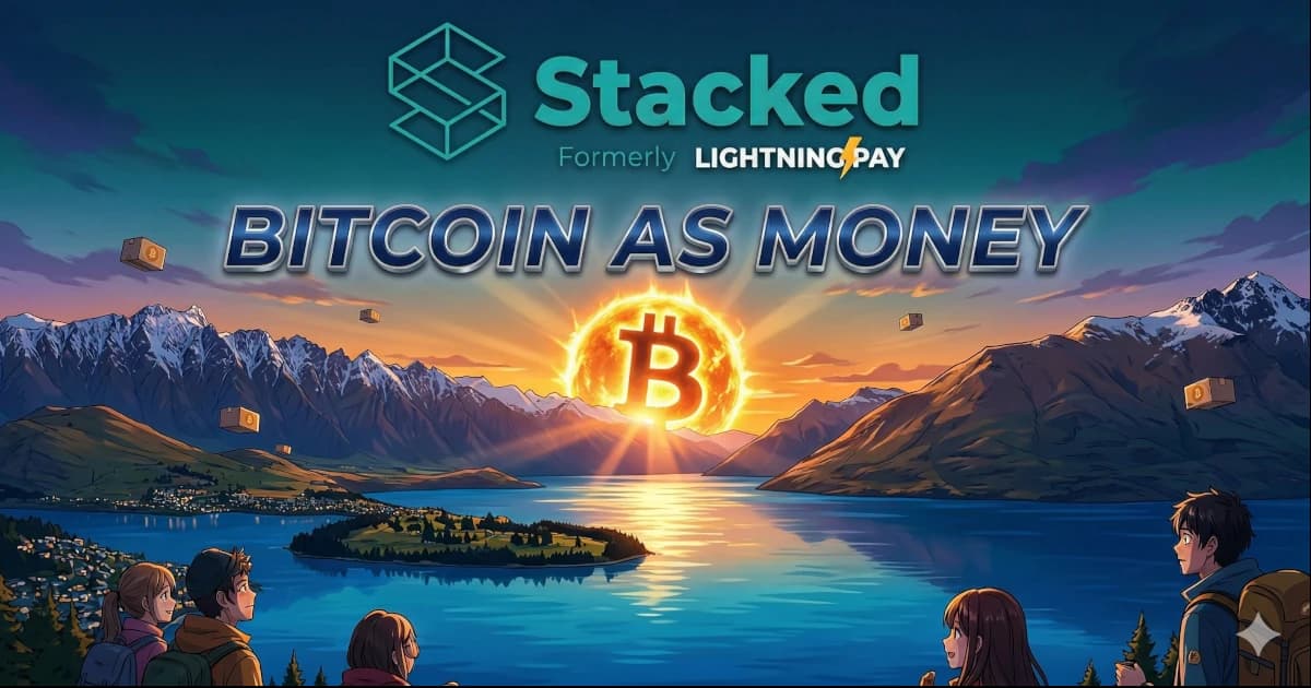 Stacked (formerly Lightning Pay) launches self-custodial Lightning wallet as New Zealand’s last major non-custodial Bitcoin exchange