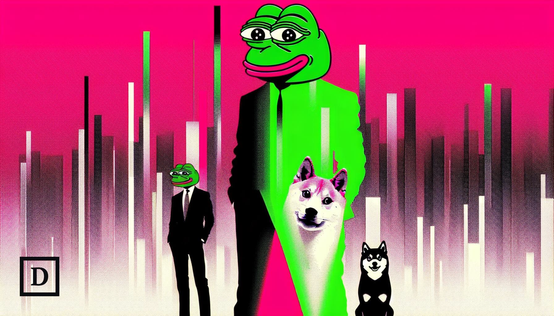 Memecoins Lead Crypto Rally as PEPE Surges Over 30%