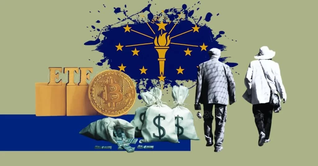 Indiana Mandates Crypto Inclusion in State-Managed Retirement and Savings Plans